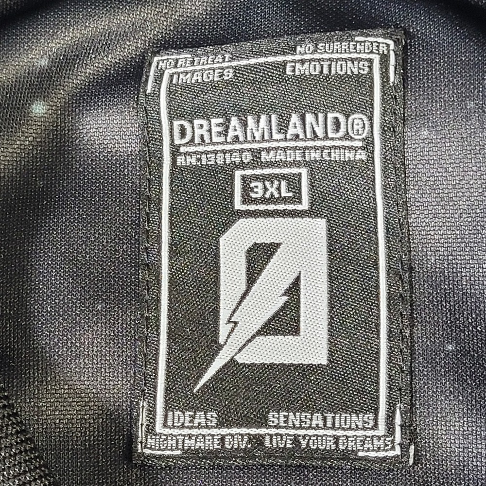 Dreamland Track Jacket Mens 3XL Black Galaxy Print Yellow DRMLND Streetwear - Picture 8 of 16
